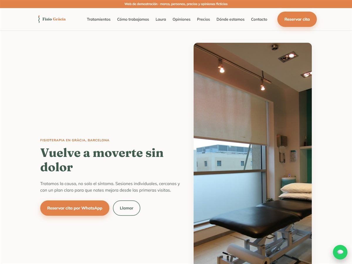 Demo web fisioterapia